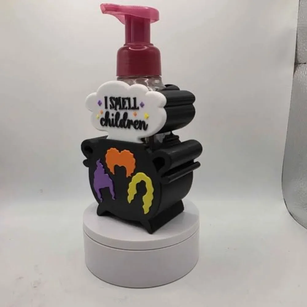 Halloween Hocus Pocus Cauldron Soap Dispenser Holder